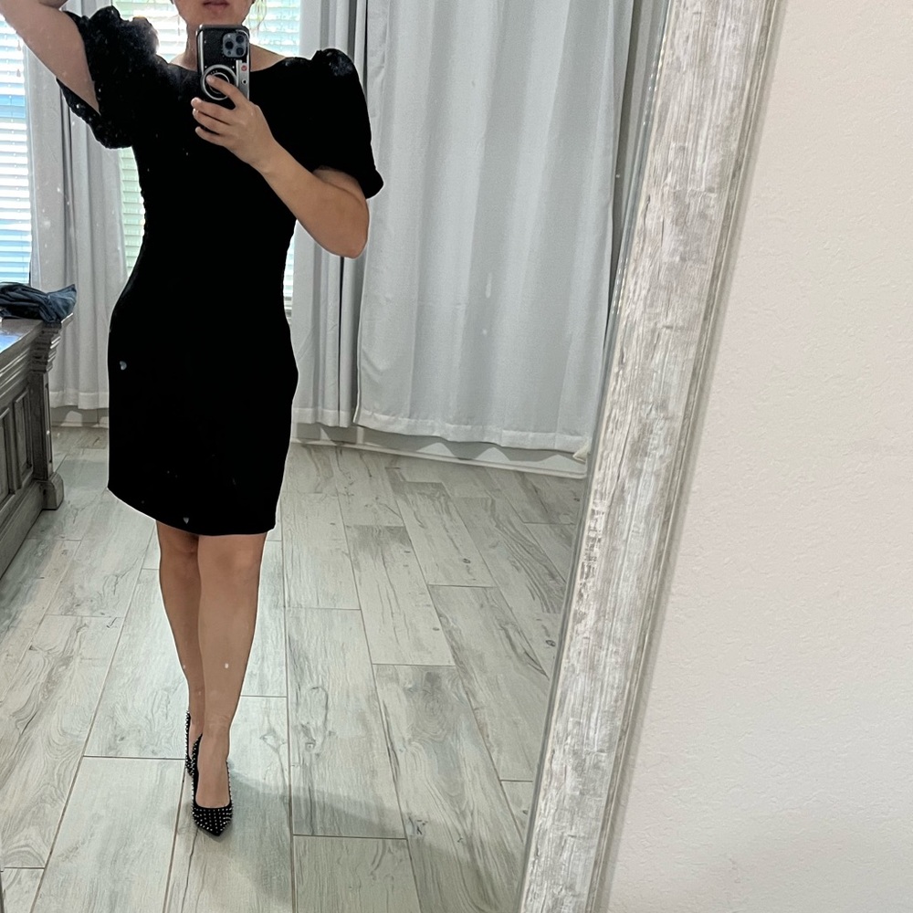 Vintage Nahndrée by Victor Costa black cocktail,  formal, party, going out dress